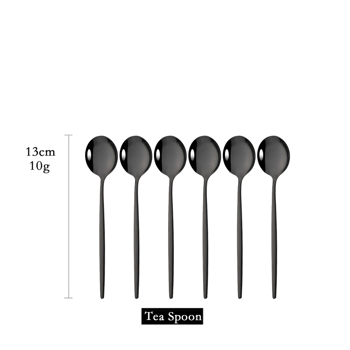 6 قطعة الشاي القهوة اثارة ملاع - مراجعة Gold Cutlery Flatware وسعره