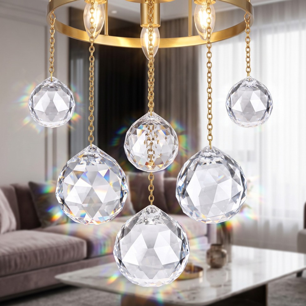 كرة كريستال شفافة بحجم 20/30/4 - مراجعة Crystal Ball Decor وسعره