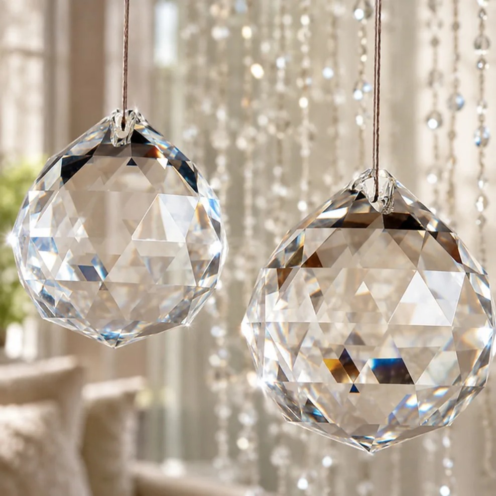 كرة كريستال شفافة بحجم 20/30/4 - مراجعة Crystal Ball Decor وسعره