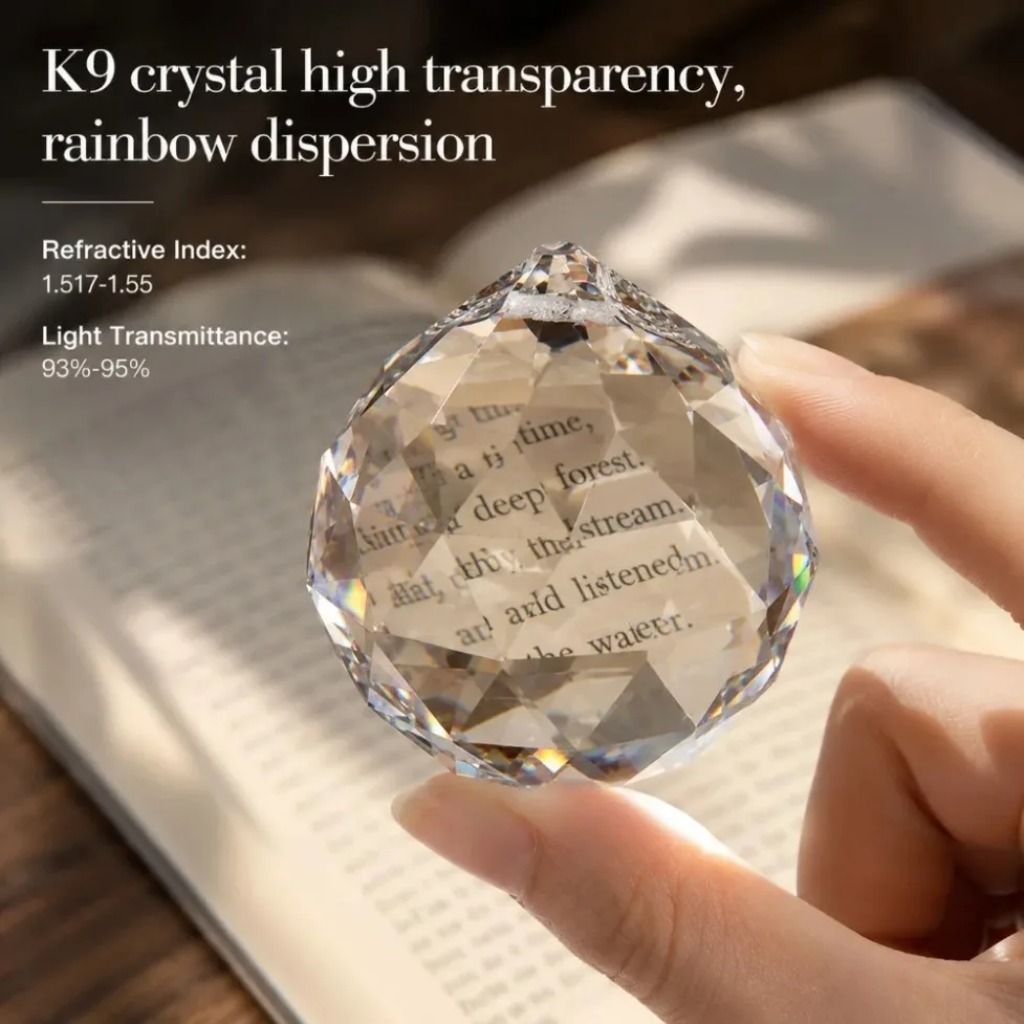 كرة كريستال K9 شفافة للغاية عل - مراجعة Crystal Ball Decor وسعره